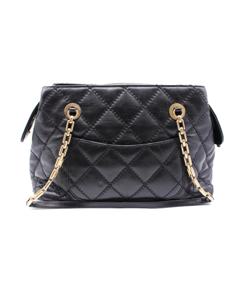 CHANEL（シャネル）CHANEL (シャネル) ワイルドステッチ/ショルダーバッグ ブラック ワイルドステッチ レザー 15076623の古着・服飾アイテム