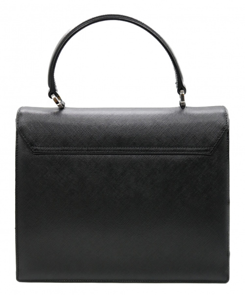 Salvatore Ferragamo（サルヴァトーレ フェラガモ）Salvatore Ferragamo (サルヴァトーレ フェラガモ) 2WAYショルダーバッグ/ガンチーニ ブラックの古着・服飾アイテム