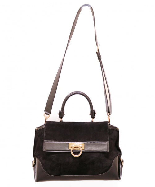 Salvatore Ferragamo（サルヴァトーレ フェラガモ）Salvatore Ferragamo (サルヴァトーレ フェラガモ) スウェード2WAYショルダーバッグの古着・服飾アイテム