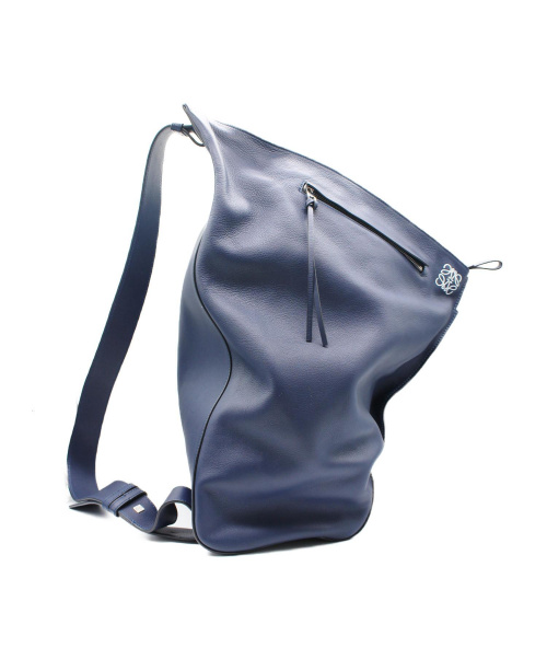 LOEWE（ロエベ）LOEWE (ロエベ) アントン/ワンショルダーバッグ ネイビー アントン レザー 061706の古着・服飾アイテム