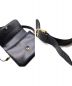 中古・古着 CELINE (セリーヌ) 馬車金具ショルダーバッグ ネイビー：37800円