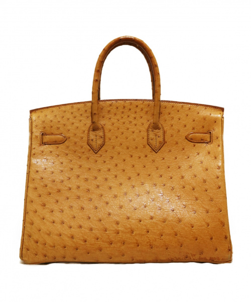 HERMES（エルメス）HERMES (エルメス) バーキン35 サイズ:35 オーストリッチ　ゴールド金具の古着・服飾アイテム