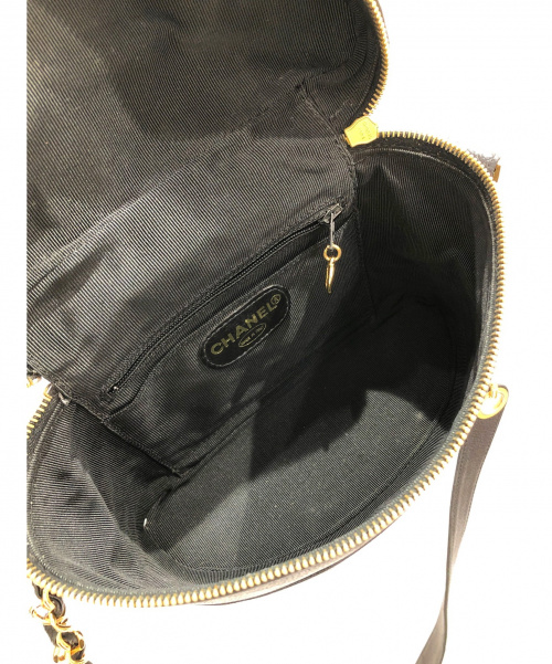 CHANEL（シャネル）CHANEL (シャネル) ココマークショルダーバッグ ブラック サイズ:- キャビアスキンの古着・服飾アイテム
