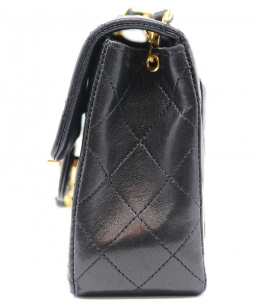 CHANEL（シャネル）CHANEL (シャネル) ショルダーバッグ ブラック ミニマトラッセの古着・服飾アイテム