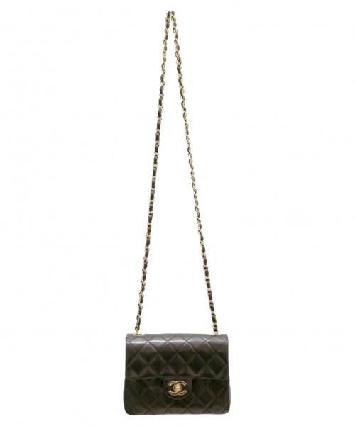 CHANEL（シャネル）CHANEL (シャネル) ショルダーバッグ ブラック ミニマトラッセの古着・服飾アイテム
