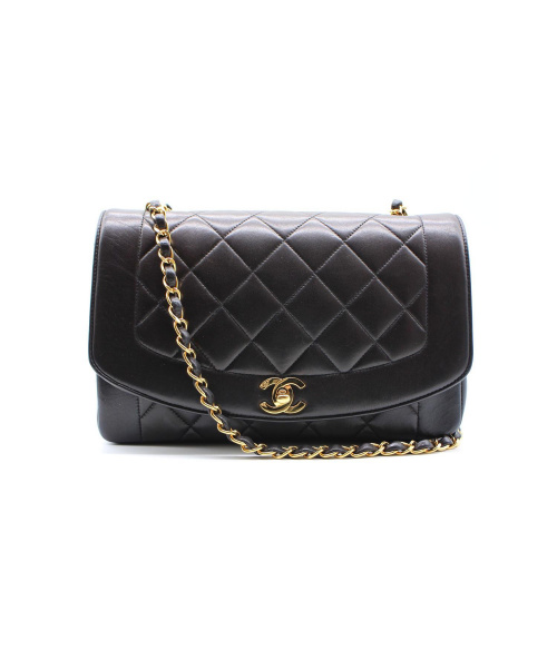 CHANEL（シャネル）CHANEL (シャネル) ダイアナショルダーバッグ ブラック 2772959の古着・服飾アイテム