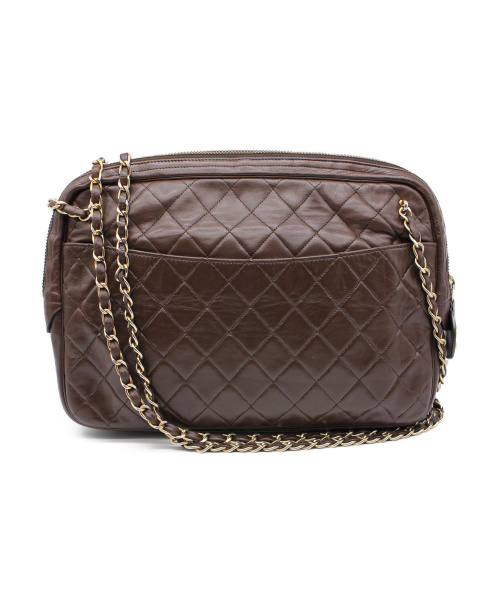CHANEL（シャネル）CHANEL (シャネル) マトラッセ/ショルダーバッグ ブラウン ■の古着・服飾アイテム