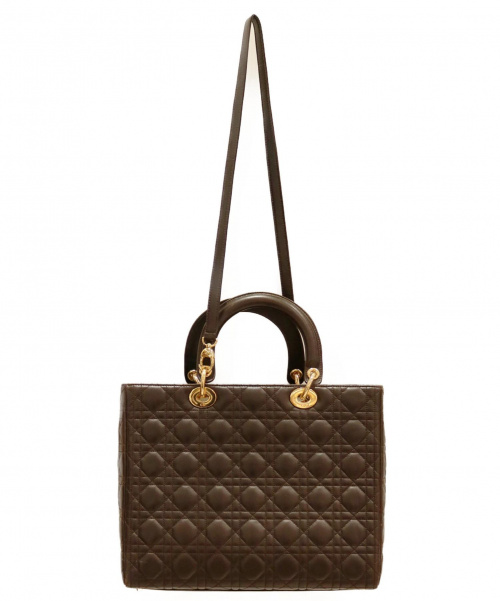 Christian Dior（クリスチャン ディオール）Christian Dior (クリスチャンディオール) レディディオール ブラウン サイズ:- レディディオールの古着・服飾アイテム