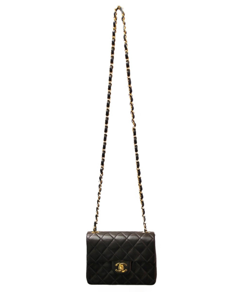 CHANEL（シャネル）CHANEL (シャネル) ショルダーバッグ ブラック ミニマトラッセ レザー 3156617の古着・服飾アイテム