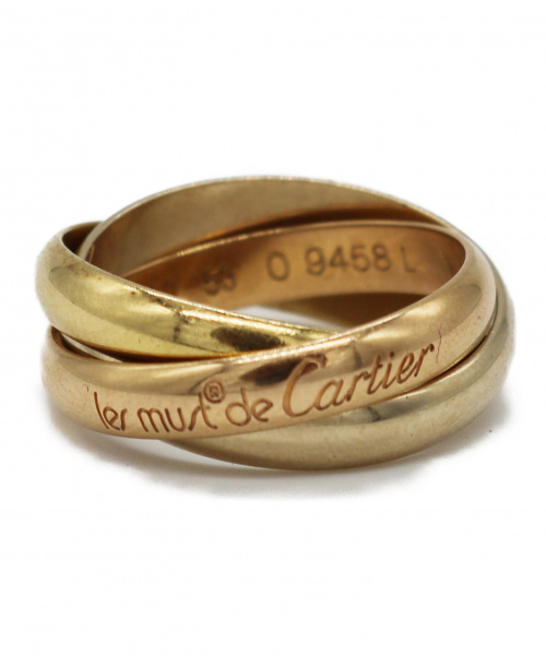 Cartier（カルティエ）Cartier (カルティエ) トリニティリング サイズ:12号の古着・服飾アイテム
