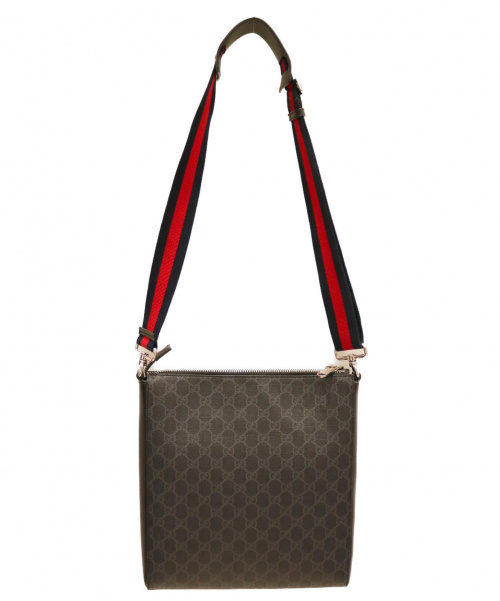GUCCI（グッチ）GUCCI (グッチ) ショルダーバッグ/クーリエソフトGGスプリーム ブラック  474137の古着・服飾アイテム