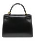 HERMES (エルメス) ケリーバッグ28 ブラック 外縫い ボックスカーフ　ゴールド金具：798000円