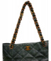 中古・古着 CHANEL (シャネル) ウッドチェーントートバッグ ブラック：178000円