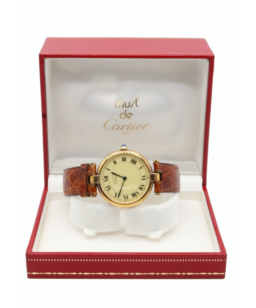 Cartier（カルティエ）Cartier (カルティエ) マストヴァンドーム　ヴェルメイユ サイズ:- クォーツの古着・服飾アイテム