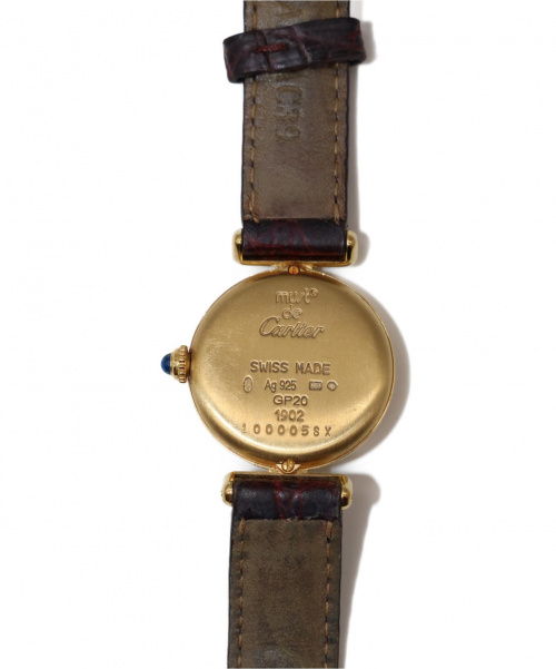 Cartier（カルティエ）Cartier (カルティエ) マストコリゼ ヴェルメイユ サイズ:- クォーツの古着・服飾アイテム
