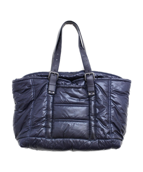 BOTTEGA VENETA（ボッテガベネタ）BOTTEGA VENETA (ボッテガベネタ) ナイロントートバッグ ダークネイビー  ■の古着・服飾アイテム