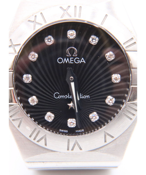 OMEGA（オメガ）OMEGA (オメガ) コンステレーション ブラック サイズ:-  クォーツ 　12Pダイヤの古着・服飾アイテム