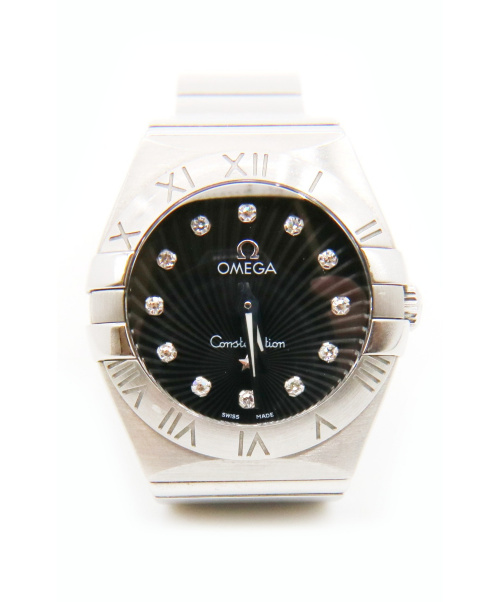 OMEGA（オメガ）OMEGA (オメガ) コンステレーション ブラック サイズ:-  クォーツ 　12Pダイヤの古着・服飾アイテム