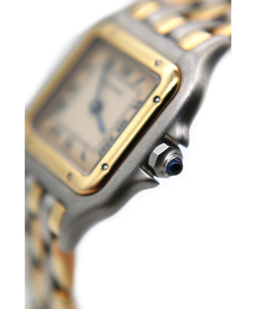 Cartier（カルティエ）Cartier (カルティエ) パンテールSM 3ロウ  サイズ:SM クォーツ SS×YGの古着・服飾アイテム