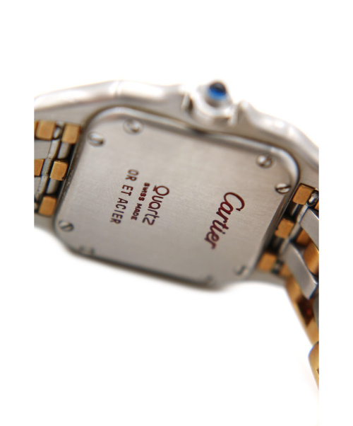 Cartier（カルティエ）Cartier (カルティエ) パンテールSM 3ロウ  サイズ:SM クォーツ SS×YGの古着・服飾アイテム