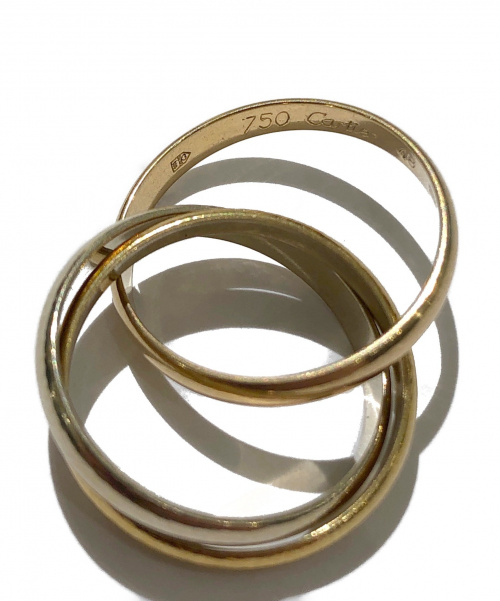 Cartier（カルティエ）Cartier (カルティエ) トリニティリング サイズ:8号の古着・服飾アイテム