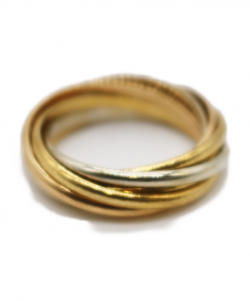 Cartier（カルティエ）Cartier (カルティエ) 7連トリニティリング サイズ:7 K18 6.6gの古着・服飾アイテム