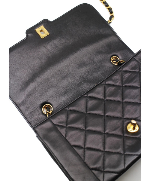 CHANEL（シャネル）CHANEL (シャネル) マトラッセ チェーンショルダーバッグ ブラック サイズ:- マトラッセ ラムレザー 2004215の古着・服飾アイテム