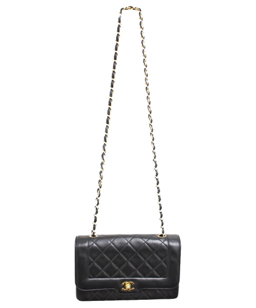 CHANEL（シャネル）CHANEL (シャネル) マトラッセ チェーンショルダーバッグ ブラック サイズ:- マトラッセ ラムレザー 2004215の古着・服飾アイテム