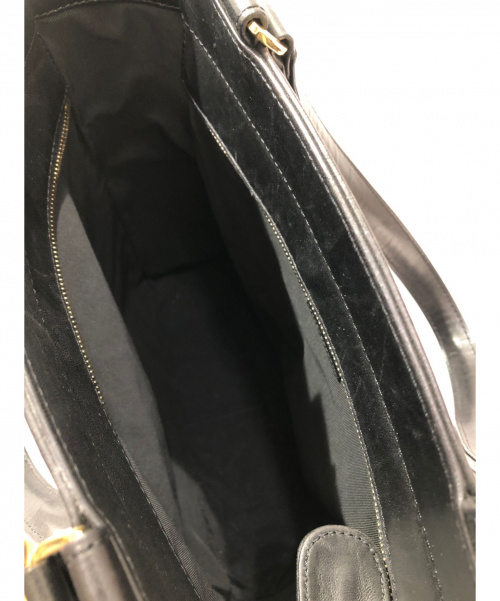 CHANEL（シャネル）CHANEL (シャネル) チョコバーココマークトートバッグ ブラック サイズ:-の古着・服飾アイテム