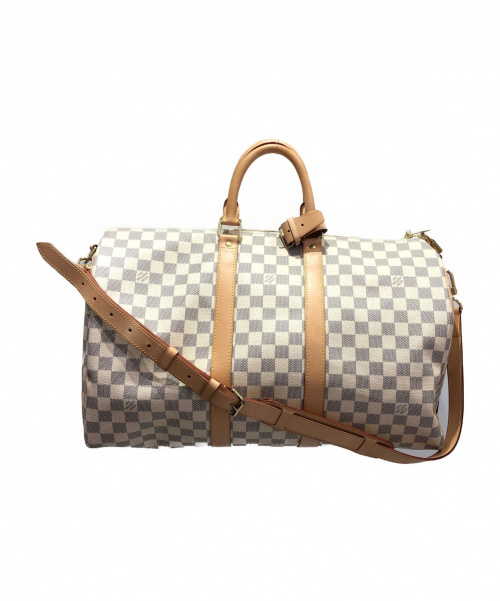 LOUIS VUITTON（ルイ ヴィトン）LOUIS VUITTON (ルイヴィトン) キーポル・バンドリエール45 サイズ:45 ダミエ・アズール N48223の古着・服飾アイテム