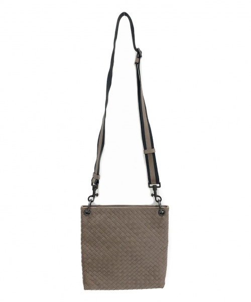 BOTTEGA VENETA（ボッテガベネタ）BOTTEGA VENETA (ボッテガヴェネタ) ショルダーバッグ/イントレチャート グレージュ サイズ:-の古着・服飾アイテム