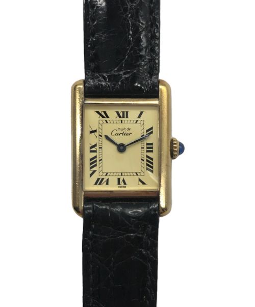 Cartier（カルティエ）Cartier (カルティエ) マストタンク ヴェルメイユ サイズ:-の古着・服飾アイテム
