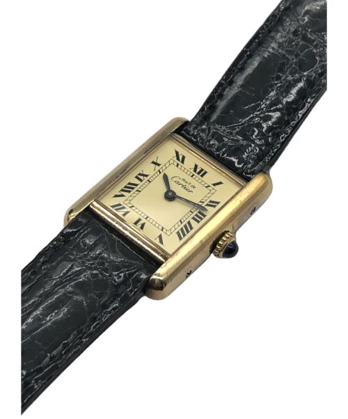 Cartier（カルティエ）Cartier (カルティエ) マストタンク ヴェルメイユ サイズ:-の古着・服飾アイテム