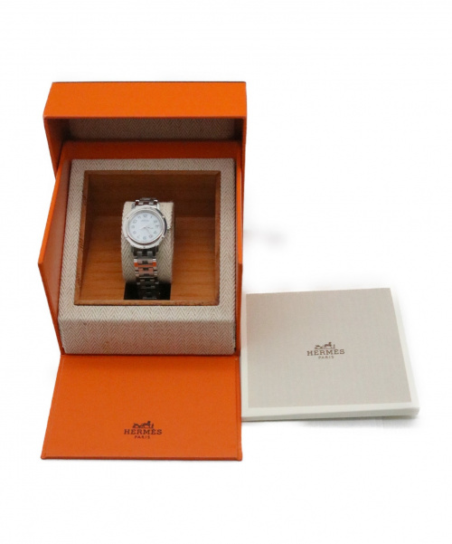 HERMES（エルメス）HERMES (エルメス) クリッパー ホワイト文字盤 サイズ:- CL4.210の古着・服飾アイテム