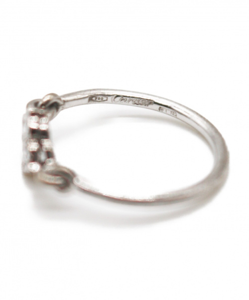 Cartier（カルティエ）Cartier (カルティエ) ヒンドゥリング サイズ:48 K18 1.6g　4P ダイヤモンドの古着・服飾アイテム