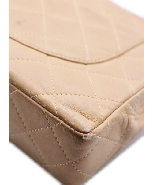 CHANEL（シャネル）CHANEL (シャネル) Wフラップチェーンショルダーバッグ ベージュ サイズ:- マトラッセ ■の古着・服飾アイテム