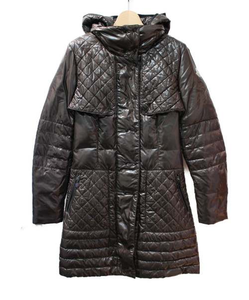 MONCLER（モンクレール）MONCLER (モンクレール) STOFF/ダウンコート ブラウン サイズ:0の古着・服飾アイテム