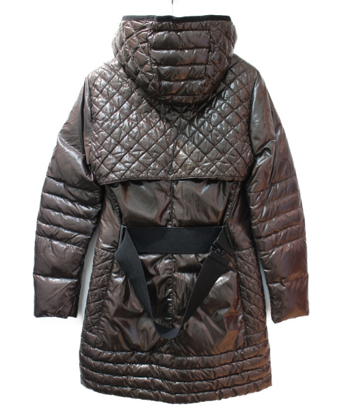 MONCLER（モンクレール）MONCLER (モンクレール) STOFF/ダウンコート ブラウン サイズ:0の古着・服飾アイテム