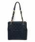 CHANEL (シャネル) ココマークチェーントートバッグ ブラック サイズ:- キャビアスキン：188000円
