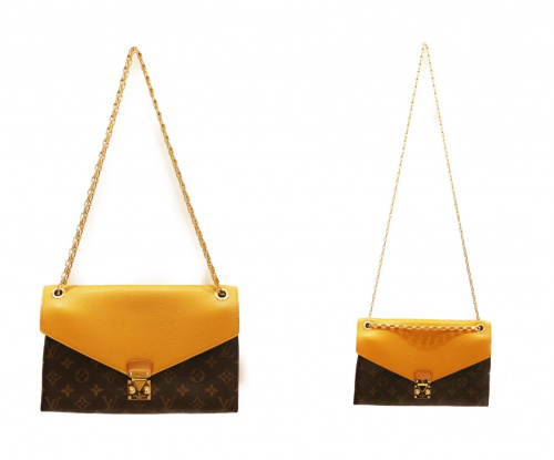 LOUIS VUITTON（ルイ ヴィトン）LOUIS VUITTON (ルイヴィトン) パラスチェーン ブラウン×イエロー サイズ:- モノグラム M41246の古着・服飾アイテム