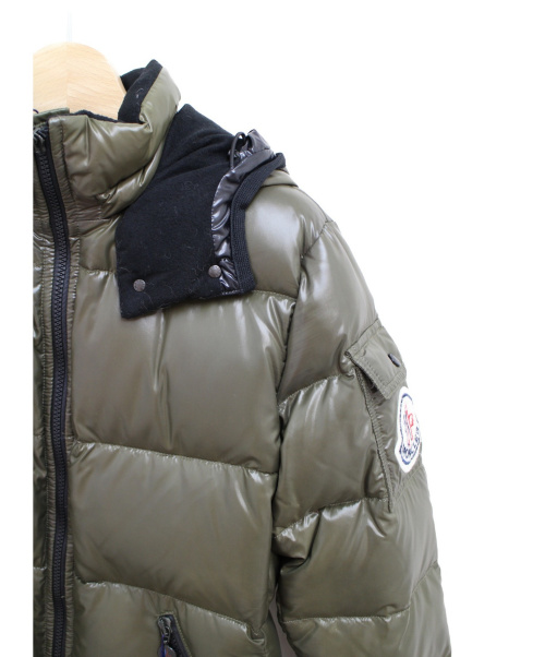 MONCLER（モンクレール）MONCLER (モンクレール) BADIA/ダウンジャケット カーキ サイズ:1の古着・服飾アイテム