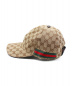GUCCI (グッチ) GG柄ベースボールキャップ ベージュ サイズ:XL/60：32800円