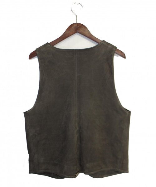CHROME HEARTS（クロムハーツ）CHROME HEARTS (クロムハーツ) クロスボールスエードベスト サイズ:Lの古着・服飾アイテム
