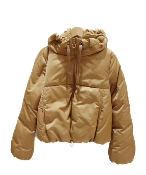 MONCLER（モンクレール）MONCLER (モンクレール) ダウンコート ベージュ サイズ:0の古着・服飾アイテム