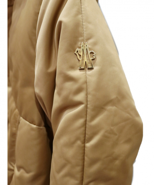 MONCLER（モンクレール）MONCLER (モンクレール) ダウンコート ベージュ サイズ:0の古着・服飾アイテム