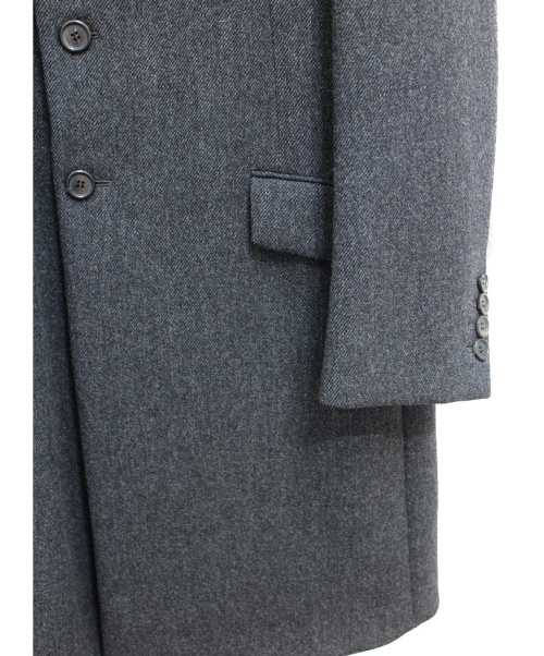 PRADA（プラダ）PRADA (プラダ) バージンウールコート グレー サイズ:48の古着・服飾アイテム