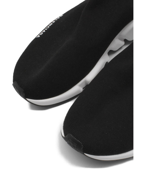 BALENCIAGA（バレンシアガ）BALENCIAGA (バレンシアガ) スピードトレーナー ブラック×ホワイト サイズ:40の古着・服飾アイテム