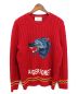 GUCCI（グッチ）の古着「エンブロイダリーニット」｜レッド