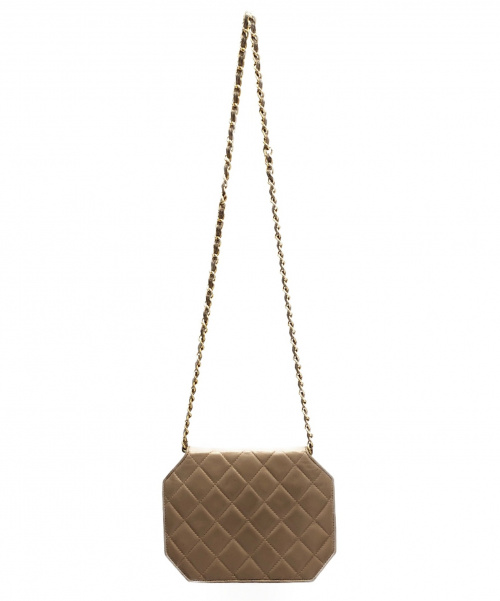 CHANEL（シャネル）CHANEL (シャネル) チェーンショルダーバッグ ベージュ サイズ:- マトラッセの古着・服飾アイテム