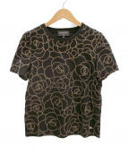 CHANELシャネル）の古着「カメリアTシャツ」｜ブラック